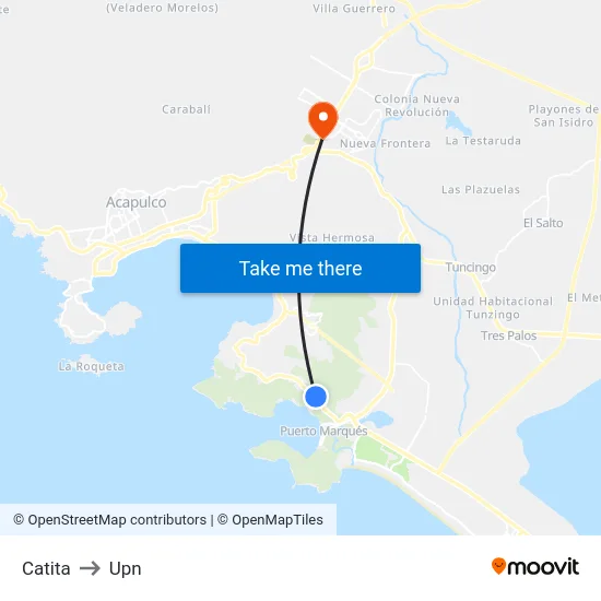 Catita to Upn map