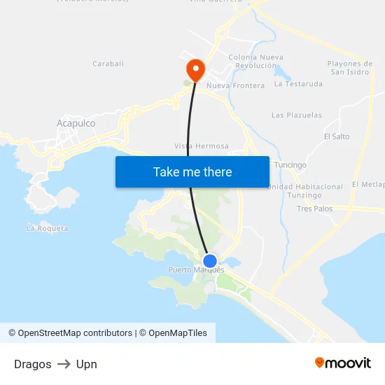 Dragos to Upn map