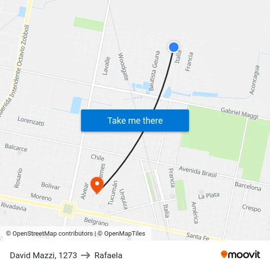 David Mazzi, 1273 to Rafaela map