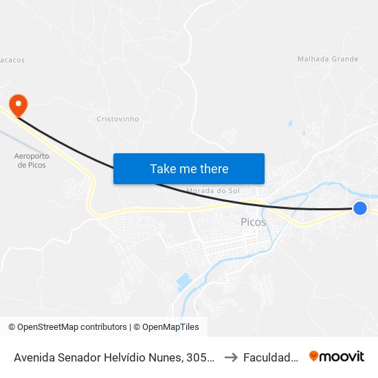 Avenida Senador Helvídio Nunes, 3051|Pneu Marques to Faculdade R. Sá map