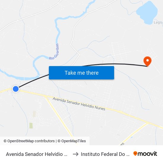 Avenida Senador Helvídio Nunes, 3051|Pneu Marques to Instituto Federal Do Piauí - Campus Picos map