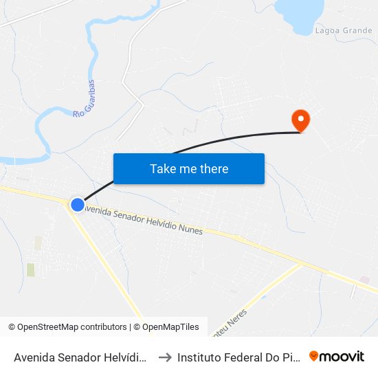 Avenida Senador Helvídio Nunes, 4190|Ki Pão to Instituto Federal Do Piauí - Campus Picos map