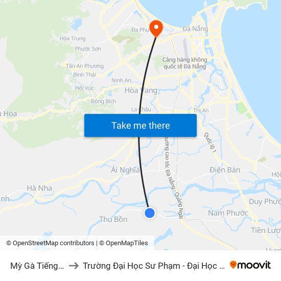 Mỳ Gà Tiếng Quý to Trường Đại Học Sư Phạm - Đại Học Đà Nẵng map