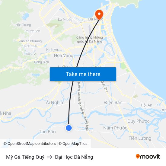 Mỳ Gà Tiếng Quý to Đại Học Đà Nẵng map