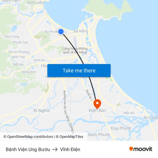 Bệnh Viện Ung Bướu to Vĩnh Điện map