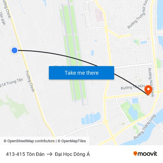 413-415 Tôn Đản to Đại Học Dông Á map