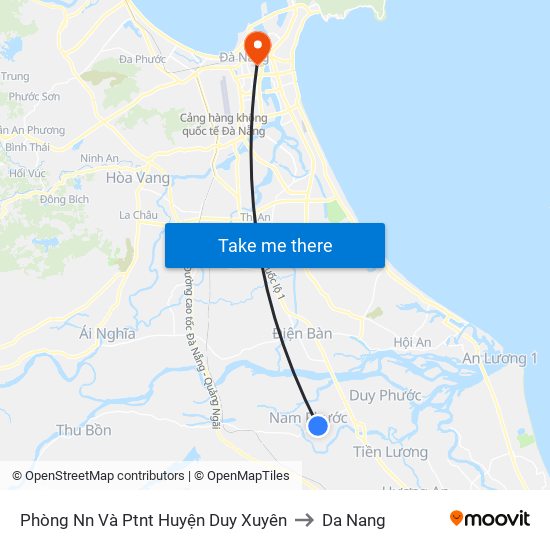 Phòng Nn Và Ptnt Huyện Duy Xuyên to Da Nang map