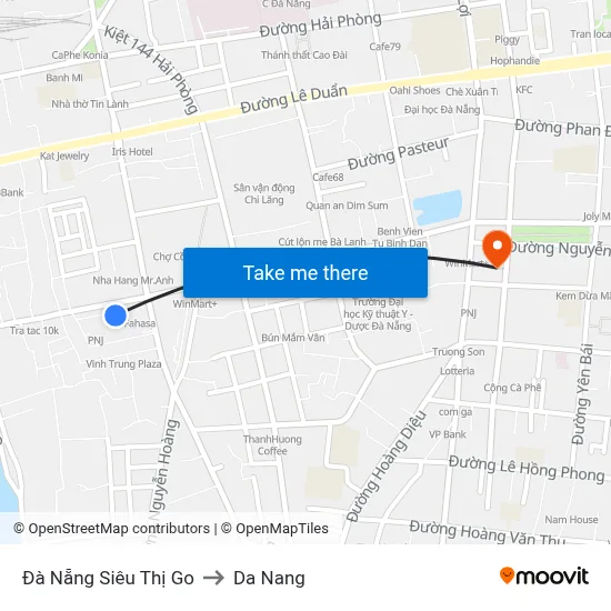 Đà Nẵng Siêu Thị Go to Da Nang map