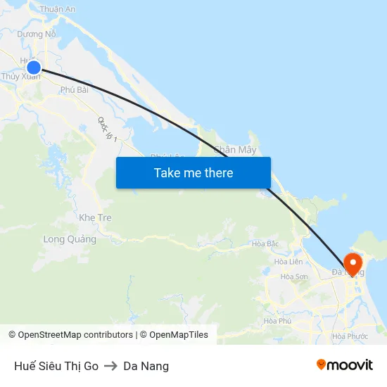 Huế Siêu Thị Go to Da Nang map
