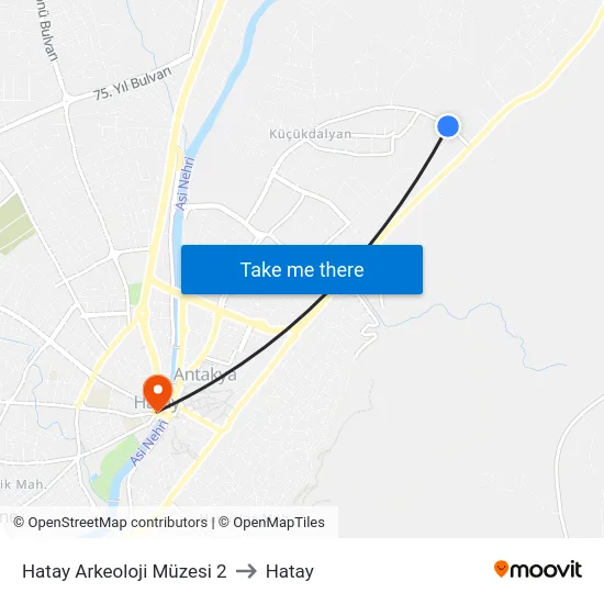 Hatay Arkeoloji Müzesi 2 to Hatay map