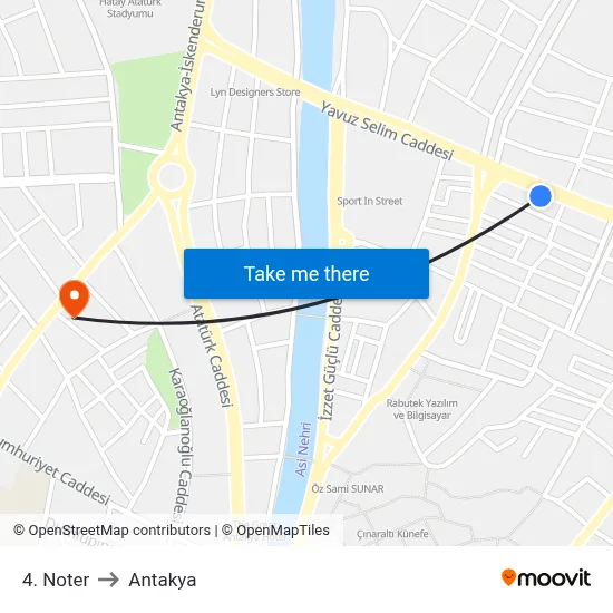 4. Noter to Antakya map