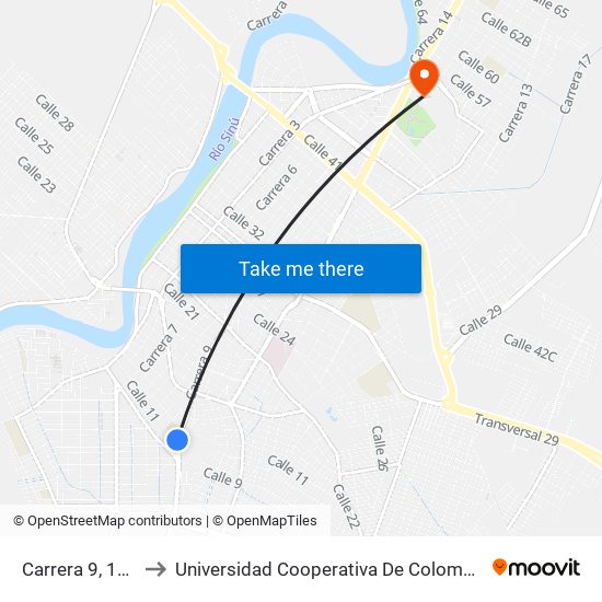 Carrera 9, 112 to Universidad Cooperativa De Colombia map