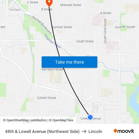 48th & Lowell Avenue (Northwest Side) to Lincoln map