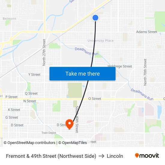 Fremont & 49th Street (Northwest Side) to Lincoln map