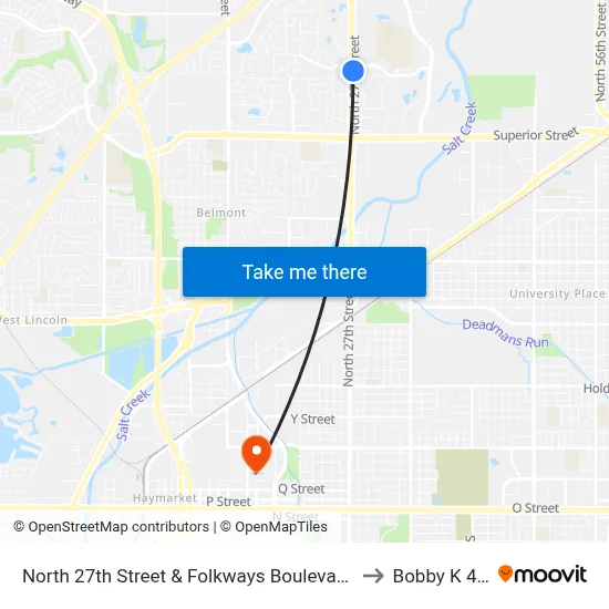 North 27th Street & Folkways Boulevard, Se to Bobby K 419 map