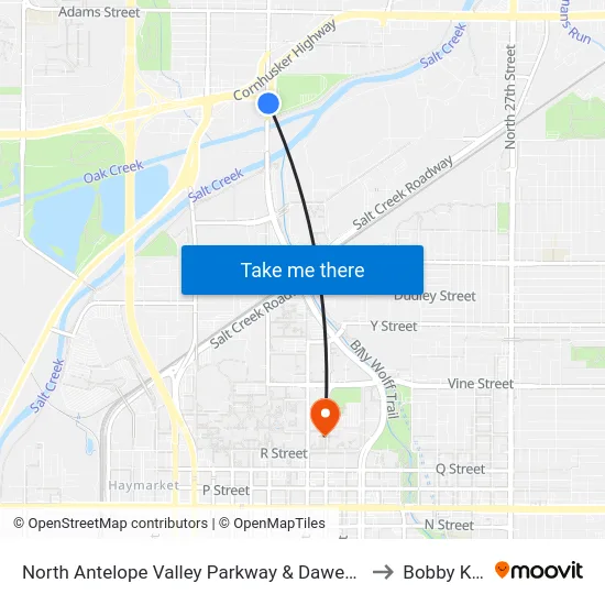 North Antelope Valley Parkway & Dawes Avenue, NE to Bobby K 419 map