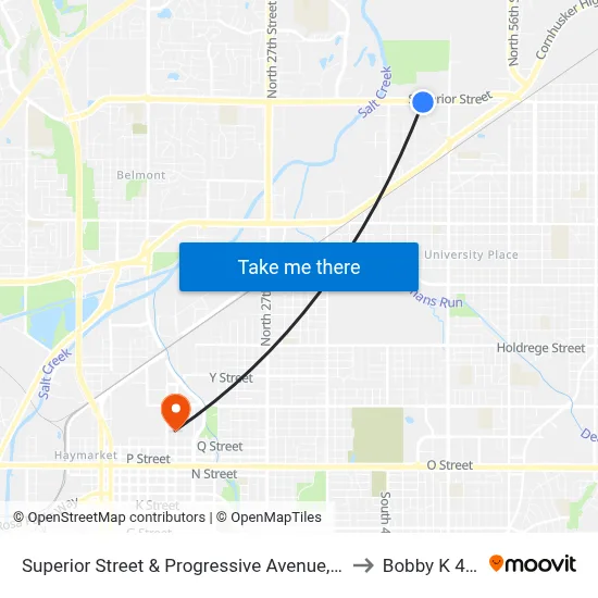 Superior Street & Progressive Avenue, SW to Bobby K 419 map