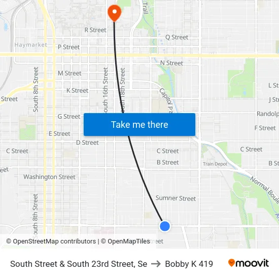 South Street & South 23rd Street, Se to Bobby K 419 map