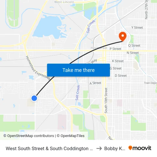 West South Street & South Coddington Avenue, NW to Bobby K 419 map