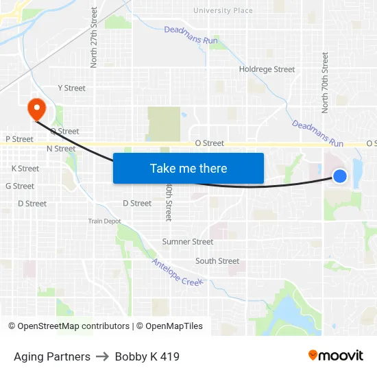 Aging Partners to Bobby K 419 map