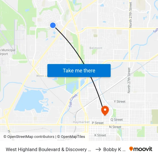 West Highland Boulevard & Discovery Drive, Se to Bobby K 419 map