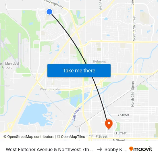 West Fletcher Avenue & Northwest 7th Street, NW to Bobby K 419 map
