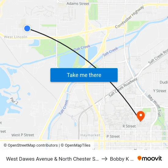 West Dawes Avenue & North Chester Street, Se to Bobby K 419 map