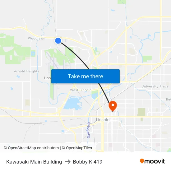 Kawasaki Main Building to Bobby K 419 map