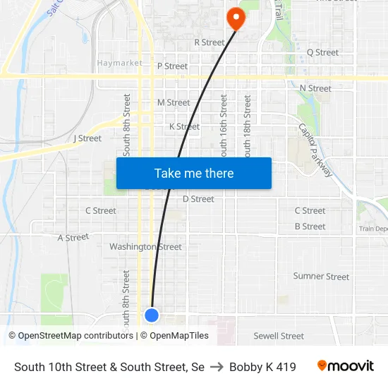 South 10th Street & South Street, Se to Bobby K 419 map
