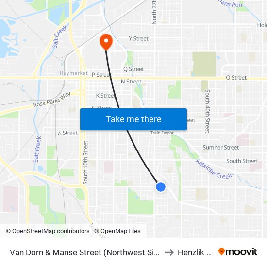 Van Dorn & Manse Street (Northwest Side) to Henzlik 65 map