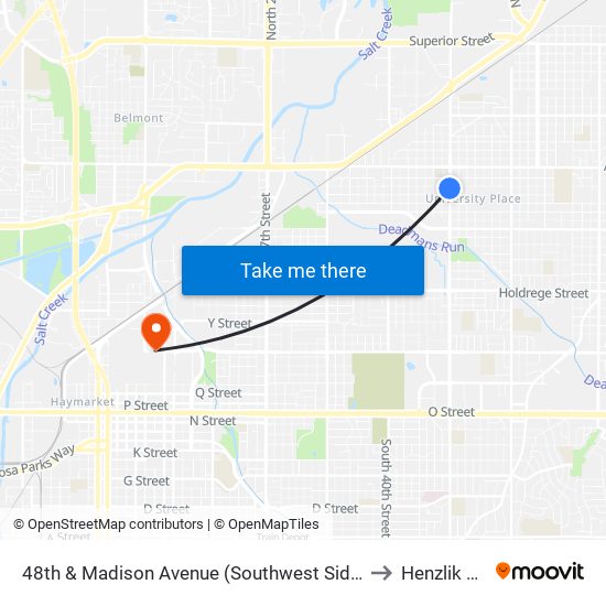 48th & Madison Avenue (Southwest Side) to Henzlik 65 map