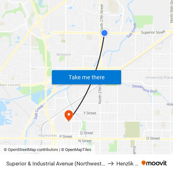 Superior & Industrial Avenue (Northwest Side) to Henzlik 65 map