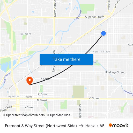 Fremont & Way Street (Northwest Side) to Henzlik 65 map