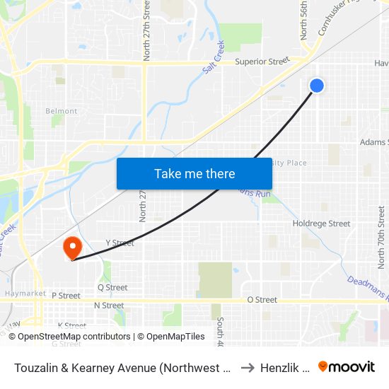 Touzalin & Kearney Avenue (Northwest Side) to Henzlik 65 map