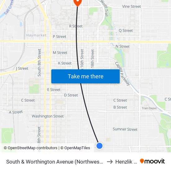 South & Worthington Avenue (Northwest Side) to Henzlik 65 map