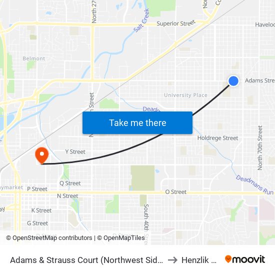 Adams & Strauss Court (Northwest Side) to Henzlik 65 map