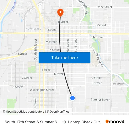 South 17th Street & Sumner Street, Se to Laptop Check-Out Union map