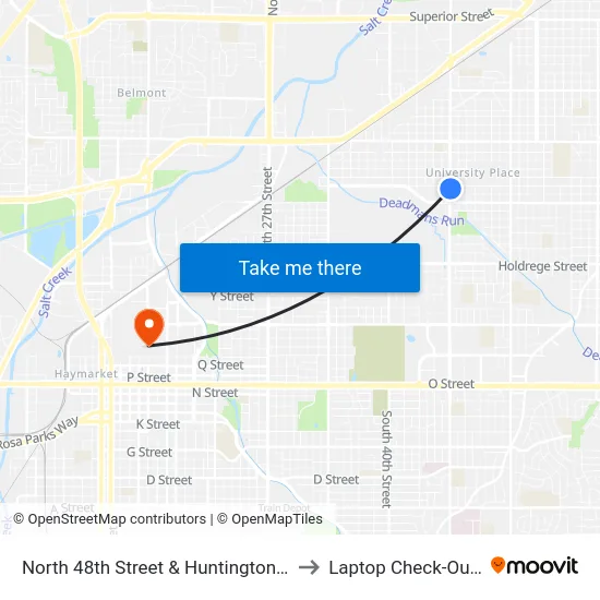 North 48th Street & Huntington Avenue, Se to Laptop Check-Out Union map