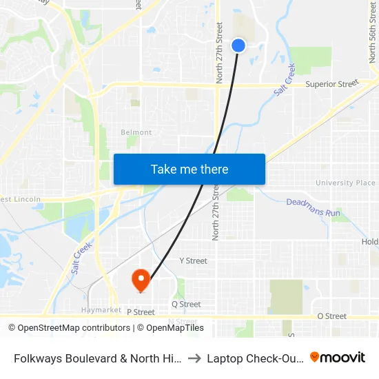 Folkways Boulevard & North Hill Road, SW to Laptop Check-Out Union map