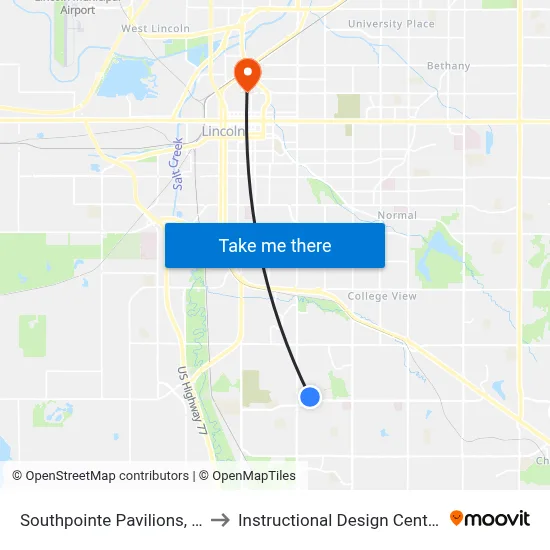 Southpointe Pavilions, N to Instructional Design Center map