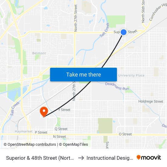 Superior & 48th Street (Northwest Side) to Instructional Design Center map