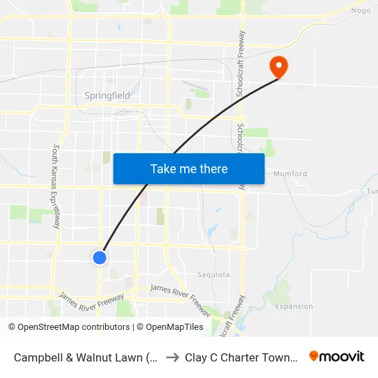 Campbell & Walnut Lawn (Nw) to Clay C Charter Township map