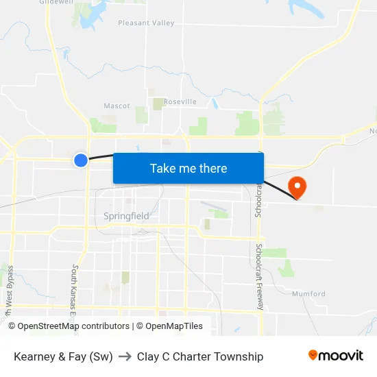 Kearney & Fay  (Sw) to Clay C Charter Township map