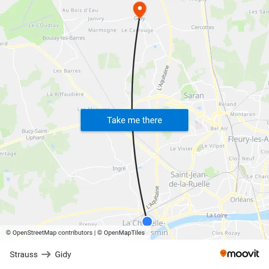 Strauss to Gidy map