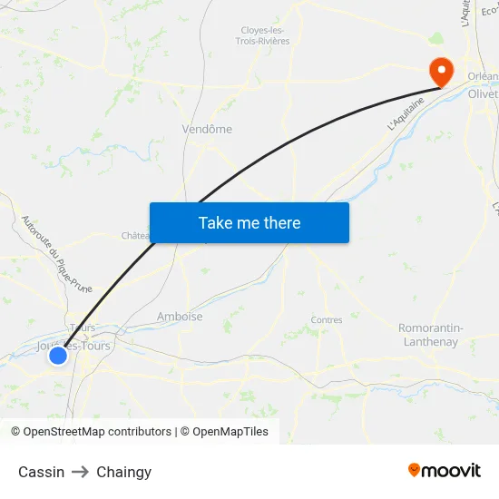 Cassin to Chaingy map