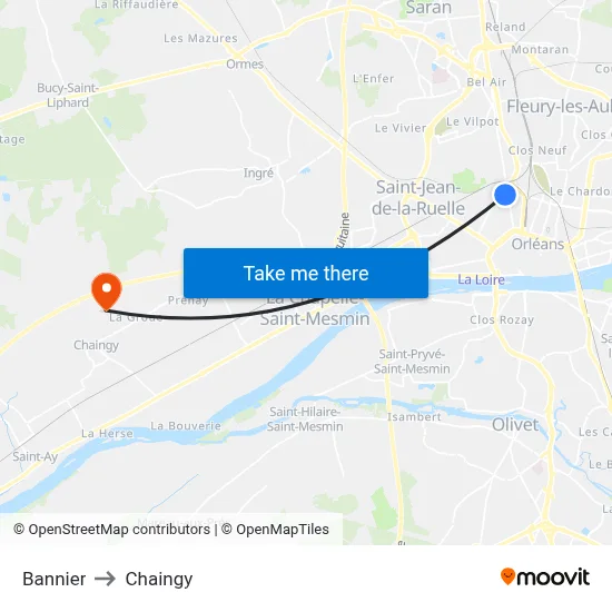 Bannier to Chaingy map