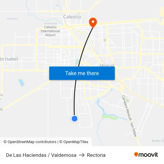 De Las Haciendas / Valdemosa to Rectoria map