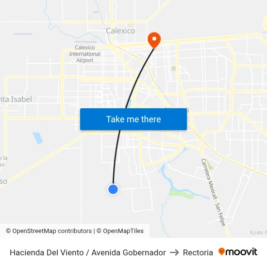 Hacienda Del Viento / Avenida Gobernador to Rectoria map