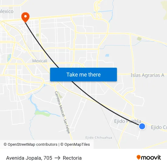 Avenida Jopala, 705 to Rectoria map