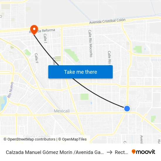 Calzada Manuel Gómez Morín /Avenida García González to Rectoria map